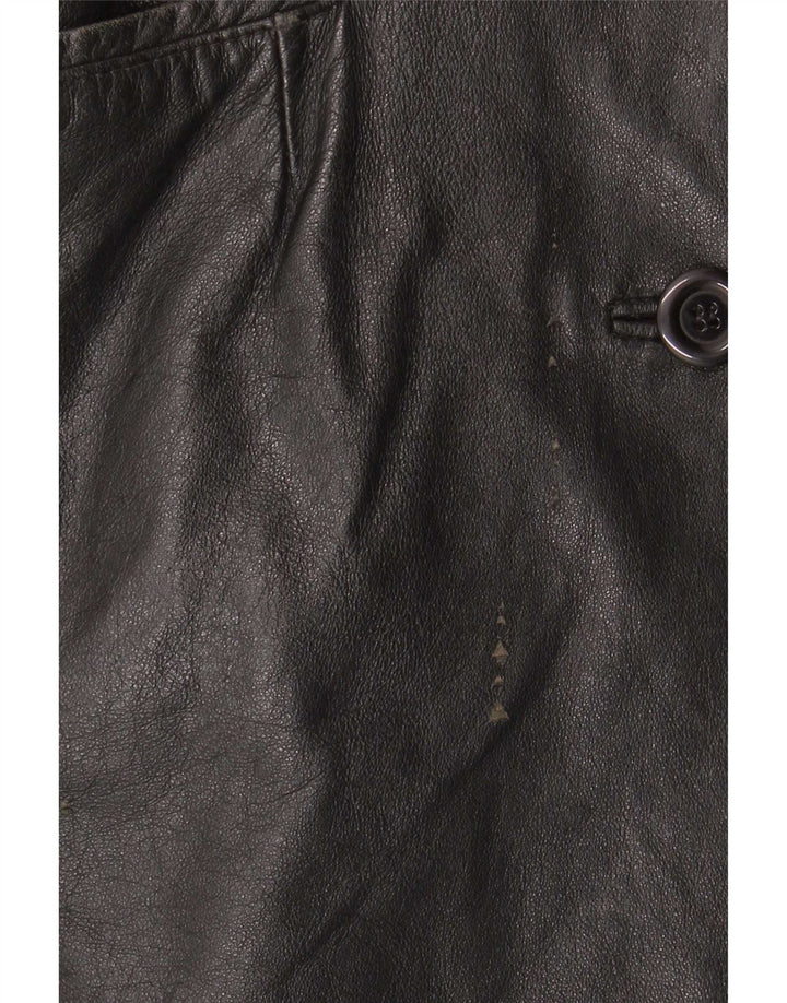 Pascucci Женское кожаное пальто IT 44 Medium Black
