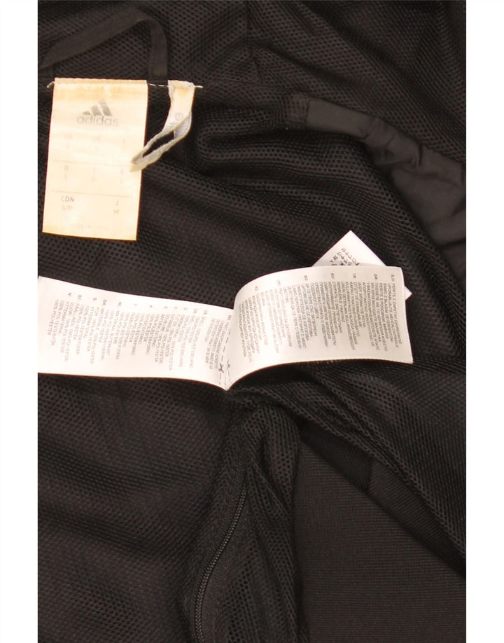 Мужская спортивная куртка Adidas Climalite с капюшоном, маленькая черная цветная блокировка