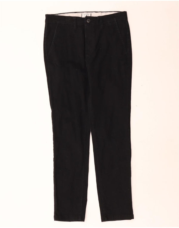 Мужские брюки-чиносы Jack & Jones W29 L30, черные, хлопковые