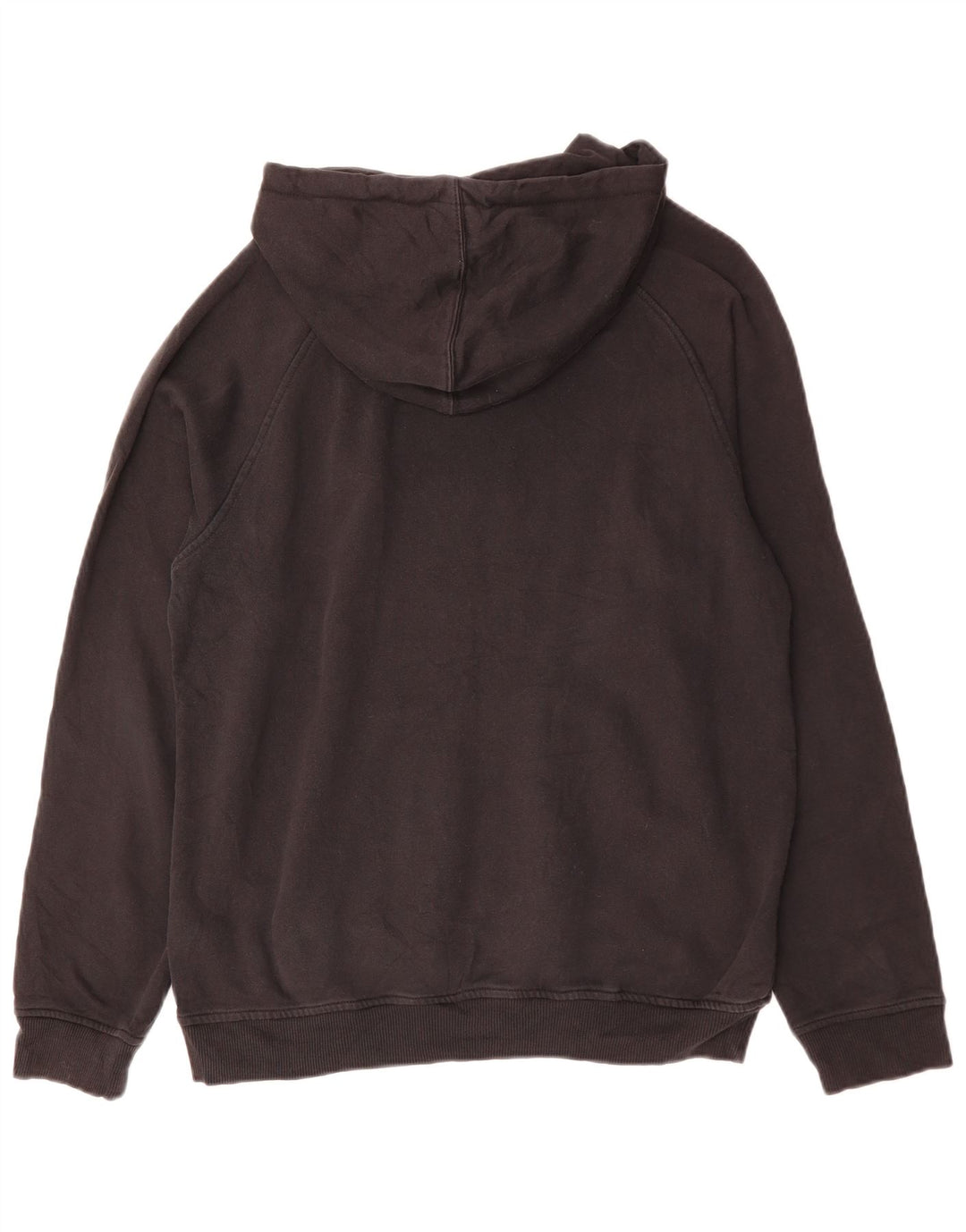 Мужской джемпер с капюшоном ADIDAS, черный, хлопковый, среднего размера