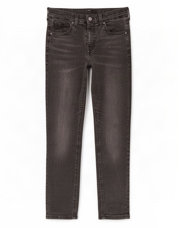 Женские укороченные джинсы скинни Topshop W28 L23, серый хлопок