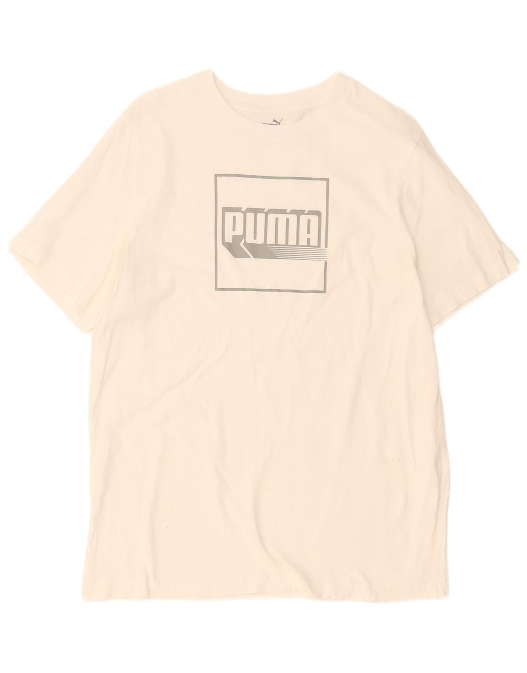Мужская футболка с рисунком Puma, большая белая