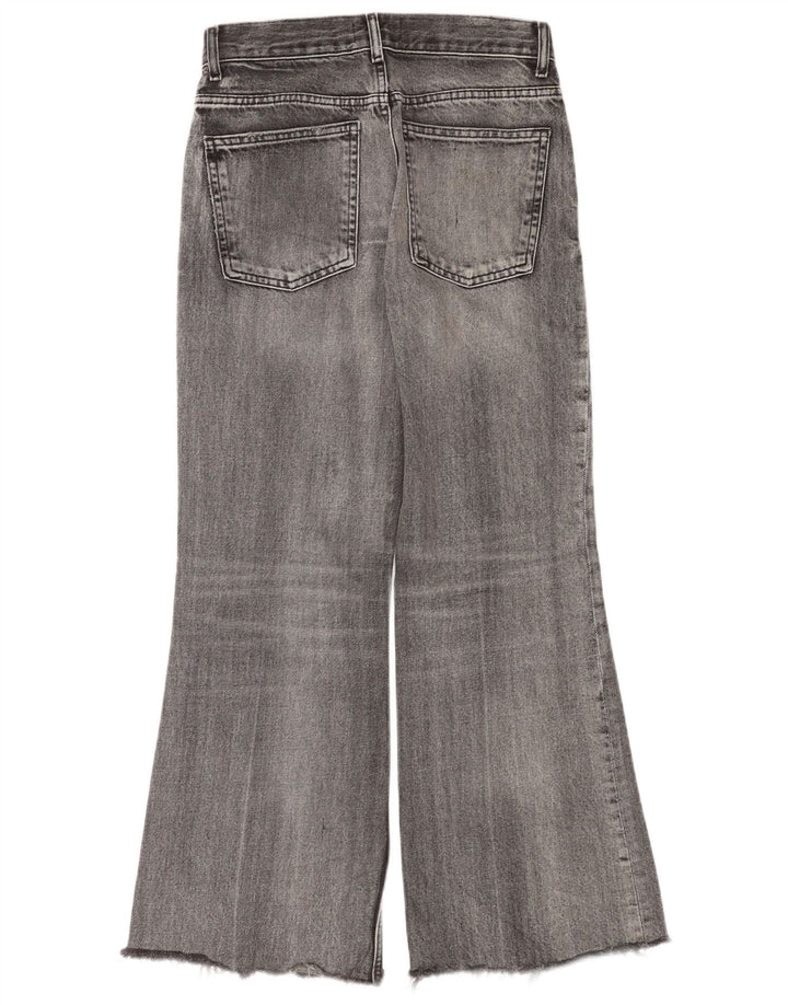 Женские расклешенные джинсы Zara EU 36 XS W26 L30 Серые