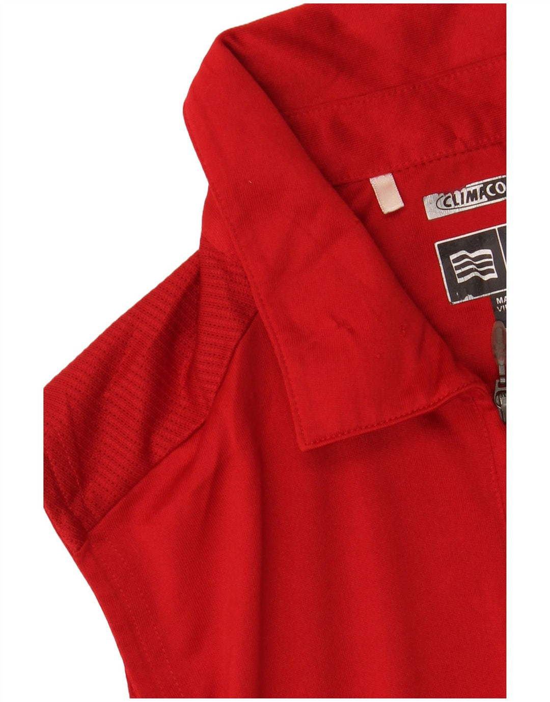 Женская рубашка поло без рукавов Adidas Climacool UK 12, средний красный полиэстер