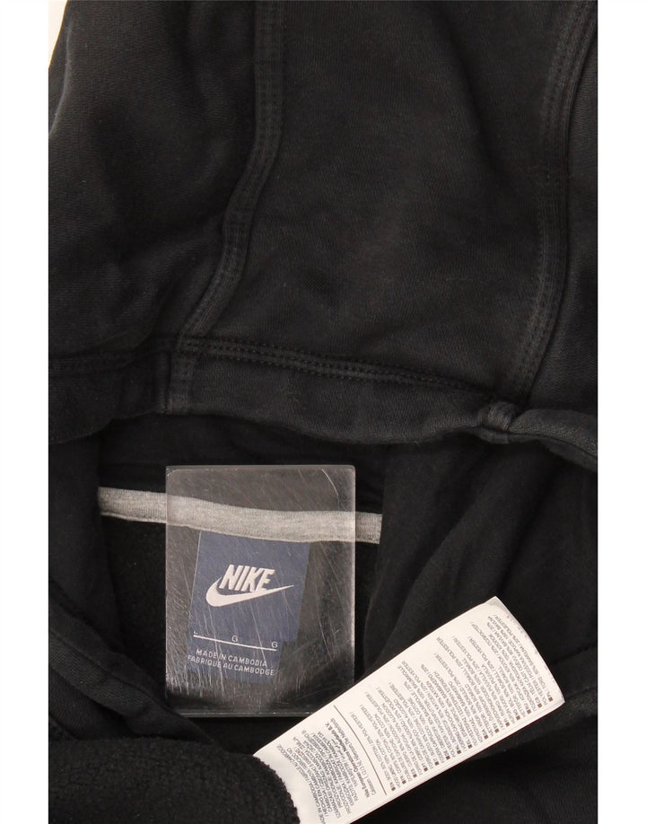 Мужской джемпер с капюшоном Nike, большой черный, хлопок