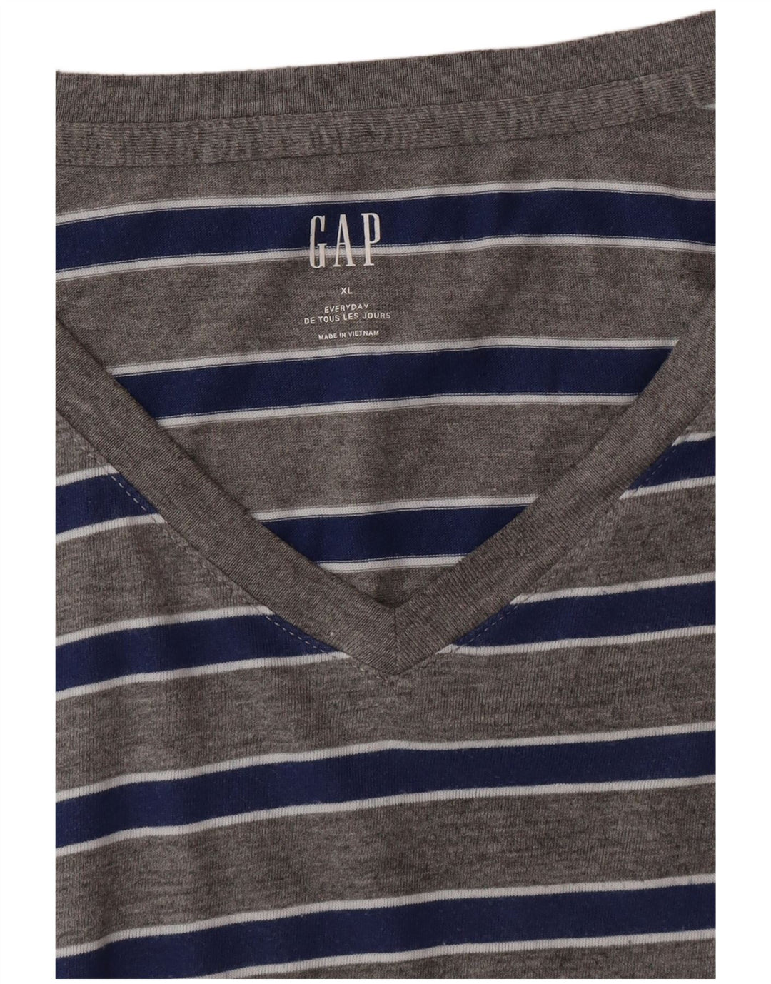 Мужская футболка GAP XL серая в полоску