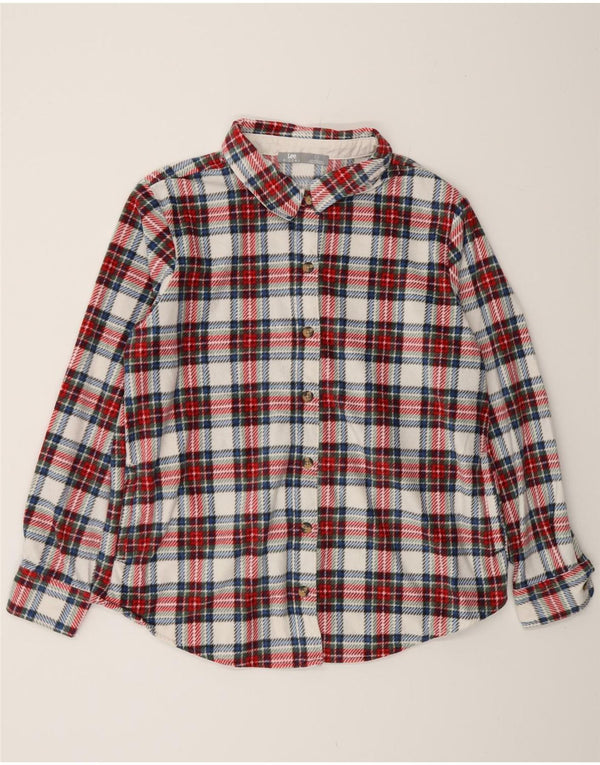 LEE Womens Riders Flannel Shirt UK 16 Large Red Check Polyester