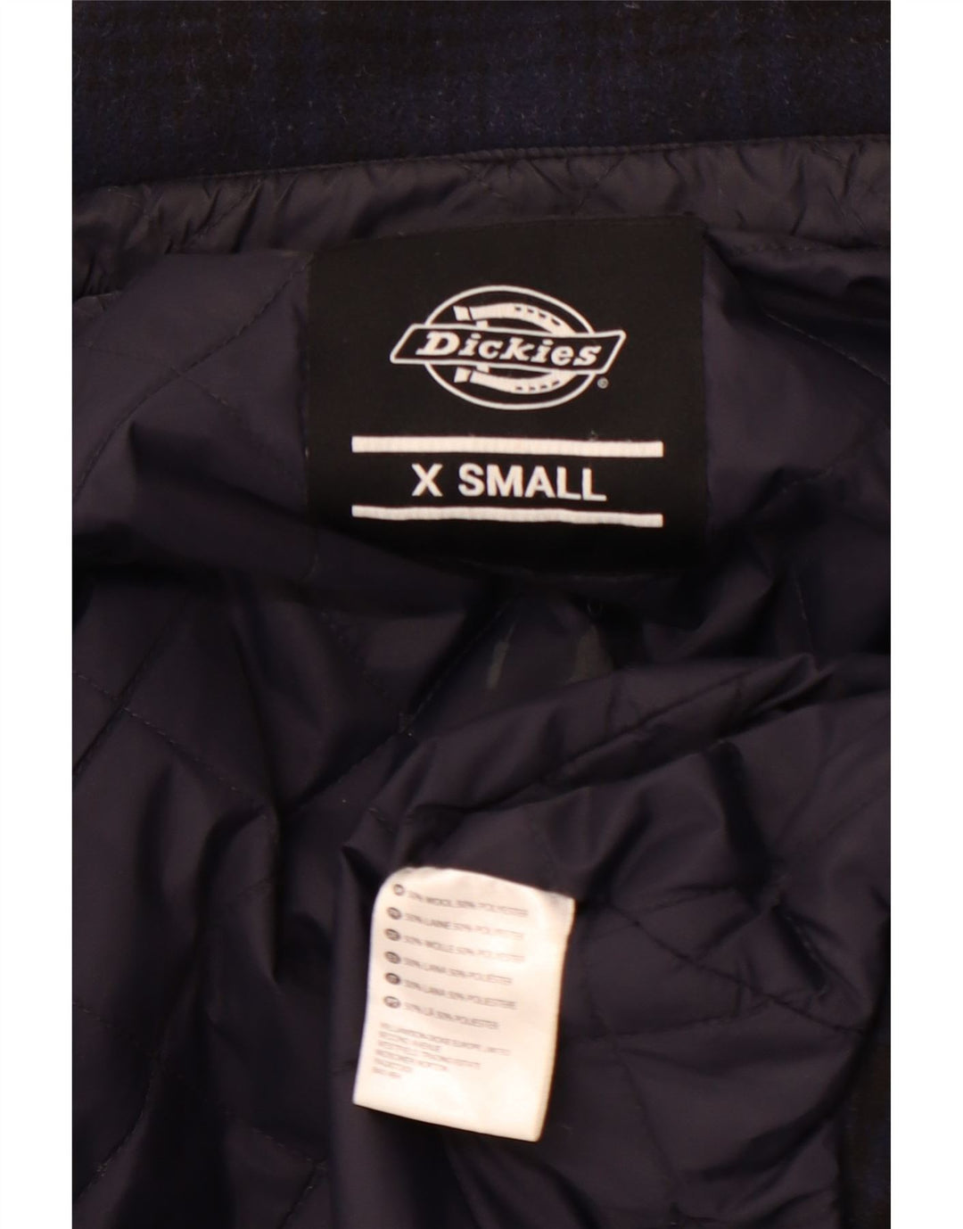 Мужская фланелевая рубашка DICKIES Lumberjack XS, темно-синяя шерстяная клетка