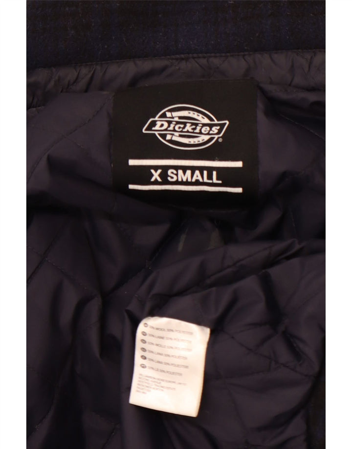 Мужская фланелевая рубашка DICKIES Lumberjack XS, темно-синяя шерстяная клетка