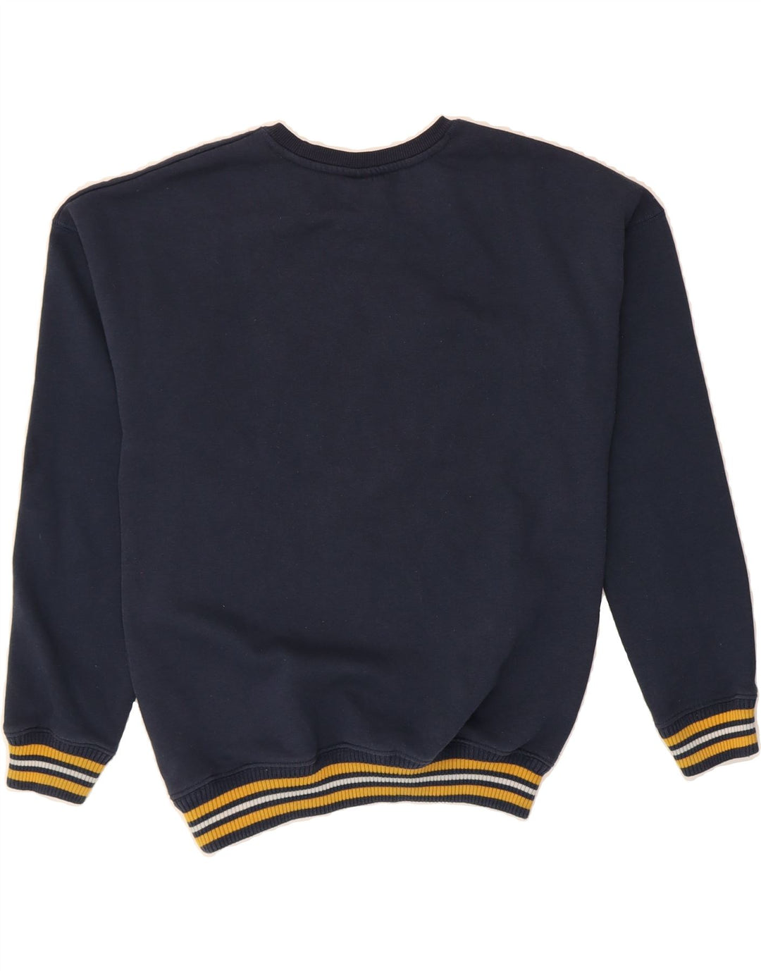 ELLESSE Boys Graphic Sweatshirt Jumper 13-14 Years  Navy Blue Cotton Vintage Ellesse and Second-Hand Ellesse from Messina Hembry 