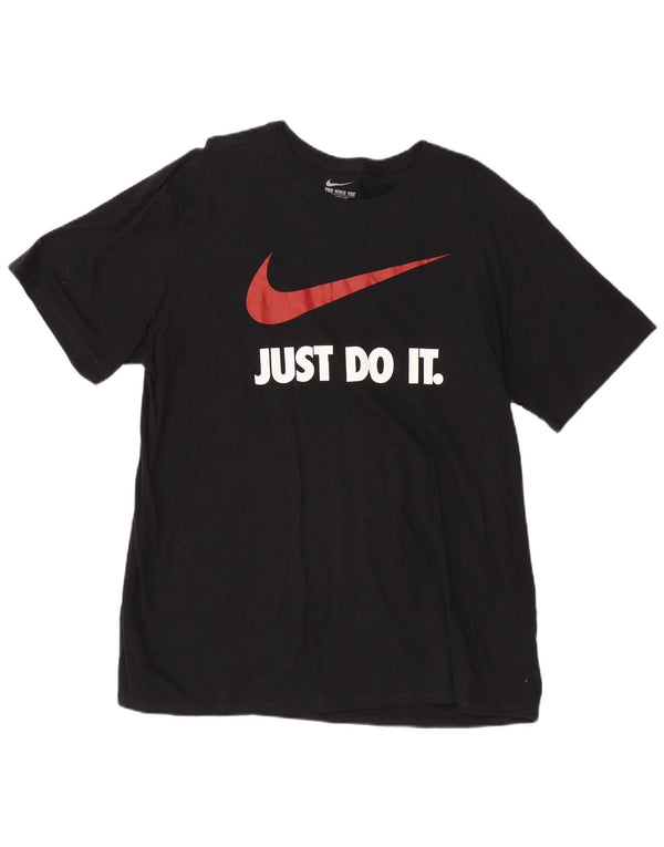 Мужская футболка с рисунком Nike Athletic Cut, топ 2XL, черный хлопок