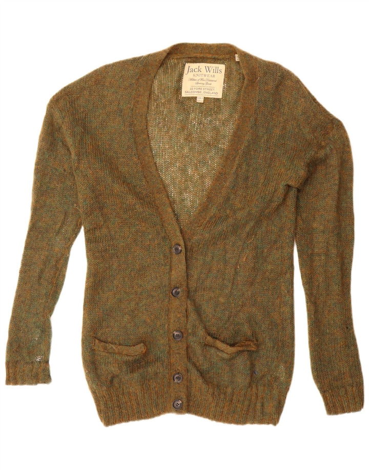 Женский свободный кардиган Jack Wills UK 12, средний хаки в крапинку
