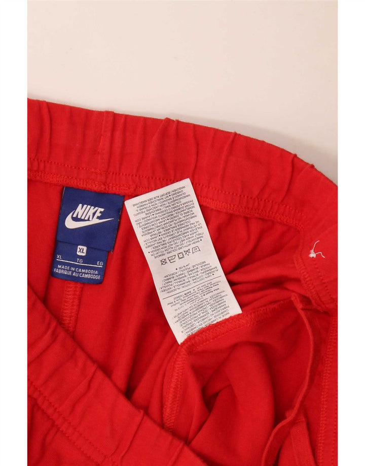 Мужские спортивные шорты Nike XL, красный хлопок