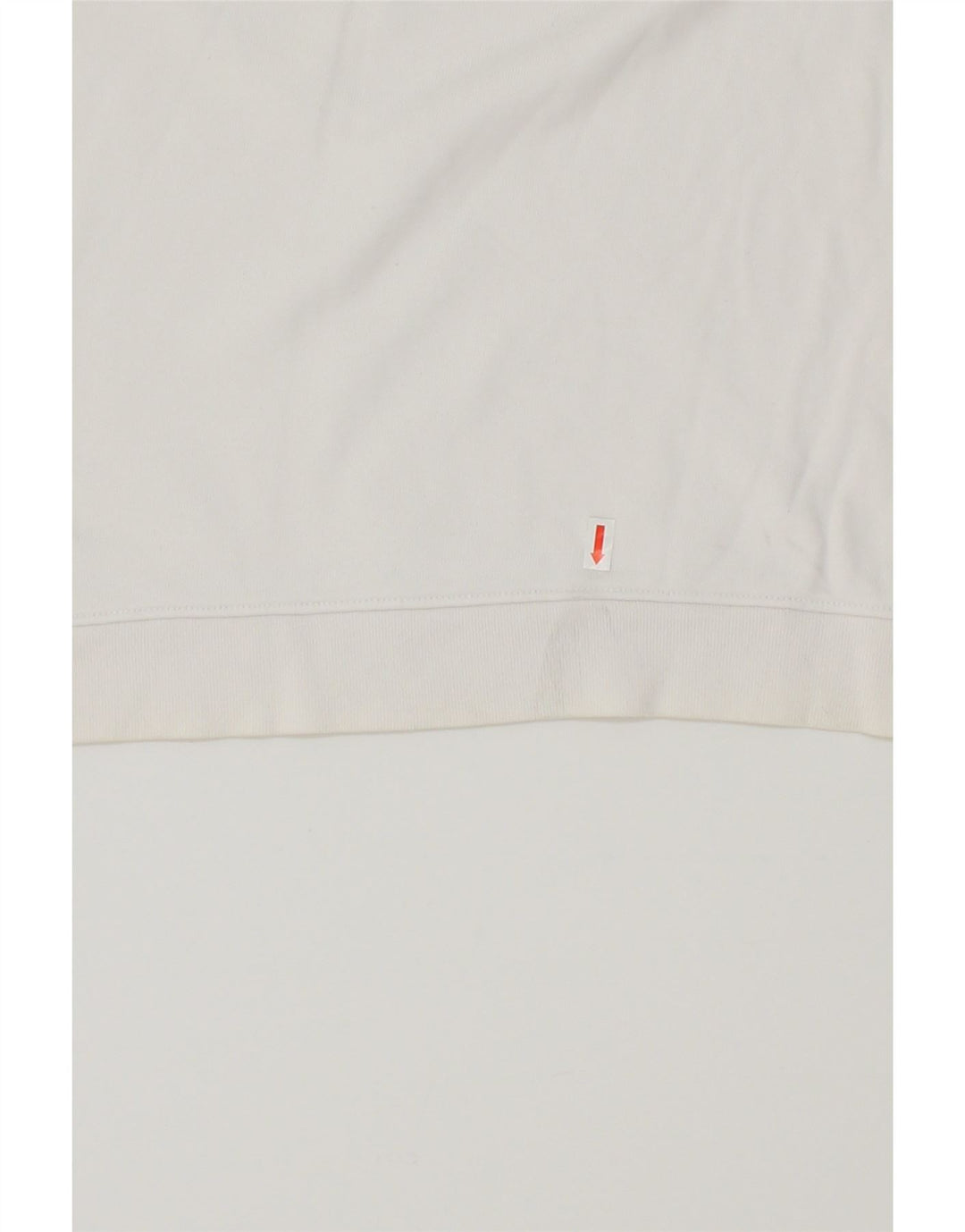 LEVI'S Womens Oversized Graphic Sweatshirt Jumper UK 10 Small White Cotton Vintage Levi's and Second-Hand Levi's from Messina Hembry 