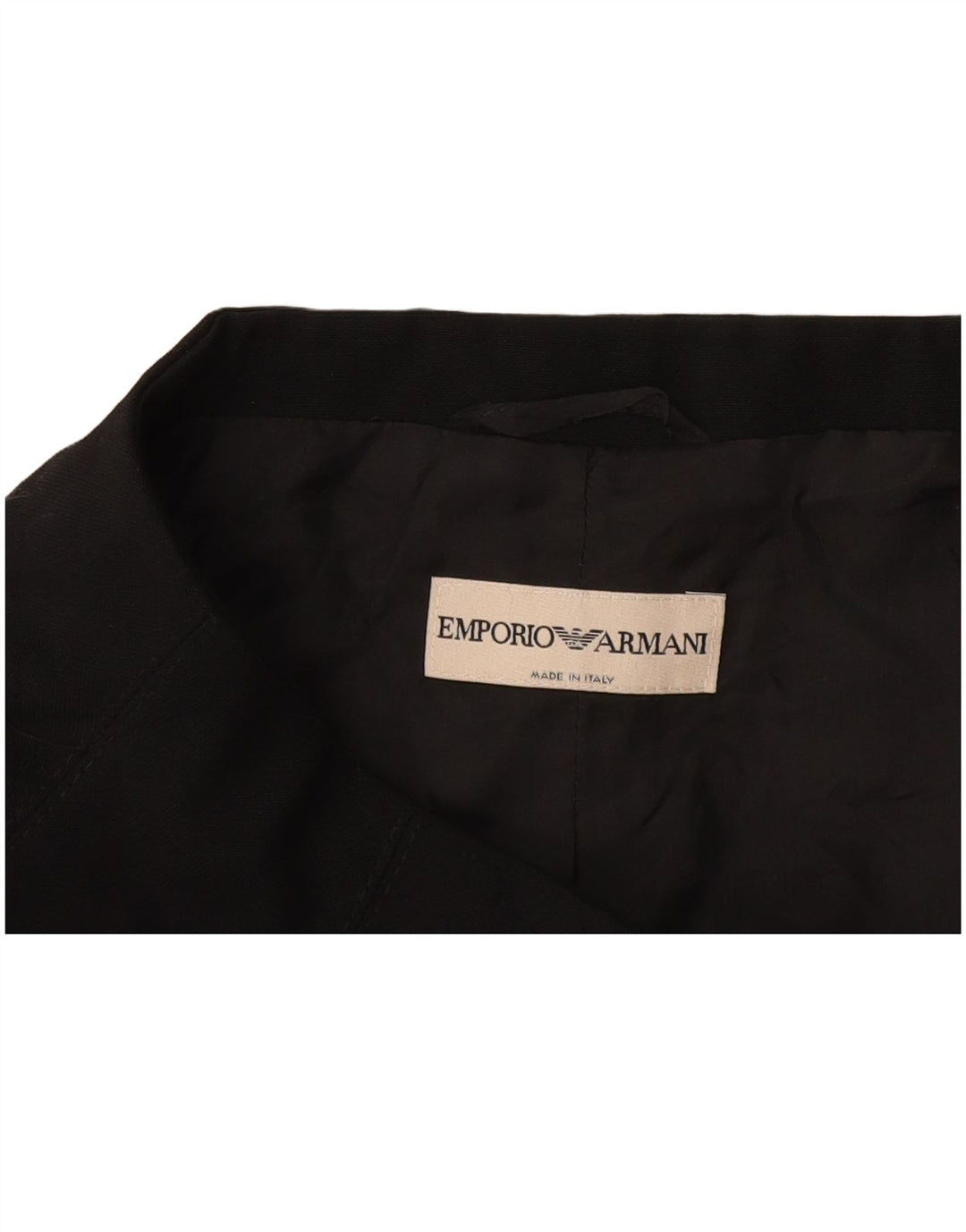 Emporio Armani Женский пиджак на 3 пуговицах UK 4 XS Черный