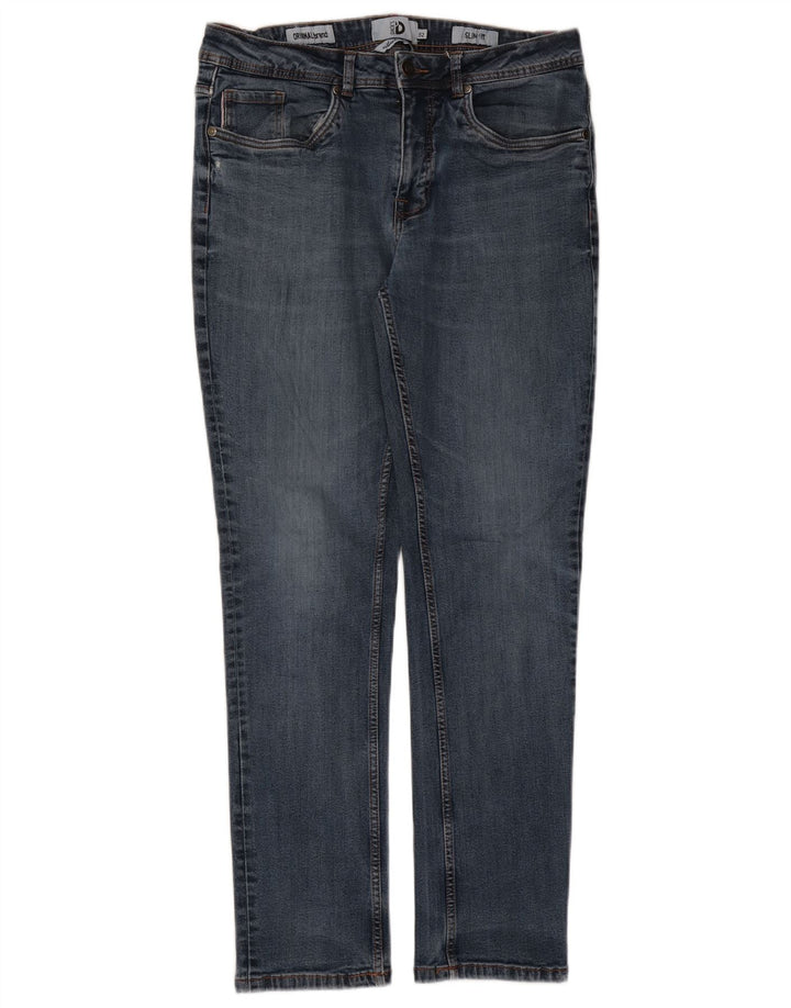 Мужские зауженные джинсы Dack's IT 52 XL W36 L30 синие, хлопок