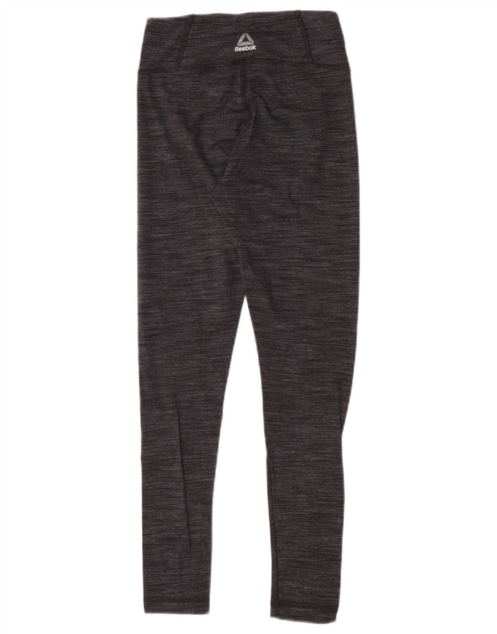 Женские леггинсы Reebok UK 4/6 XS Серые в крапинку