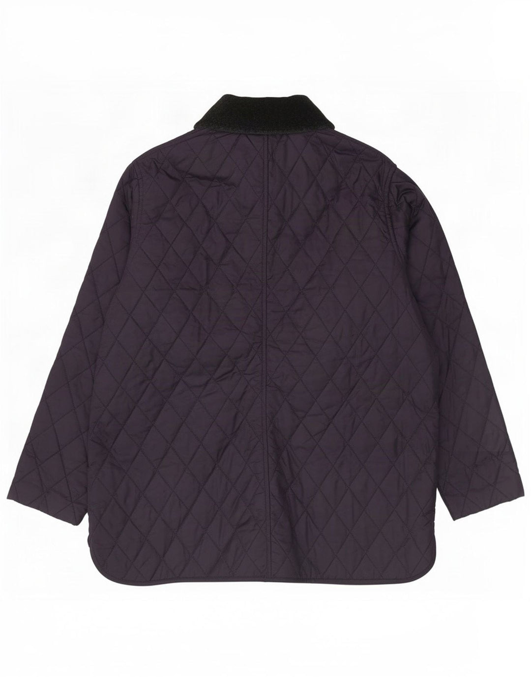 Женская стеганая куртка Barbour UK 16, большая, темно-синяя, с цветными блоками