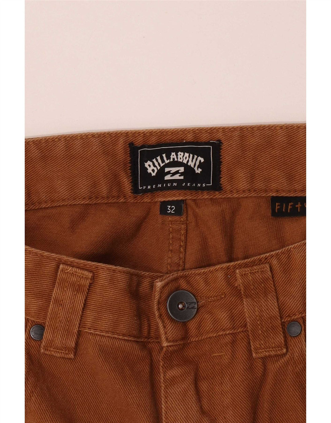 Мужские прямые джинсы Billabong W32 L31, коричневые, хлопковые