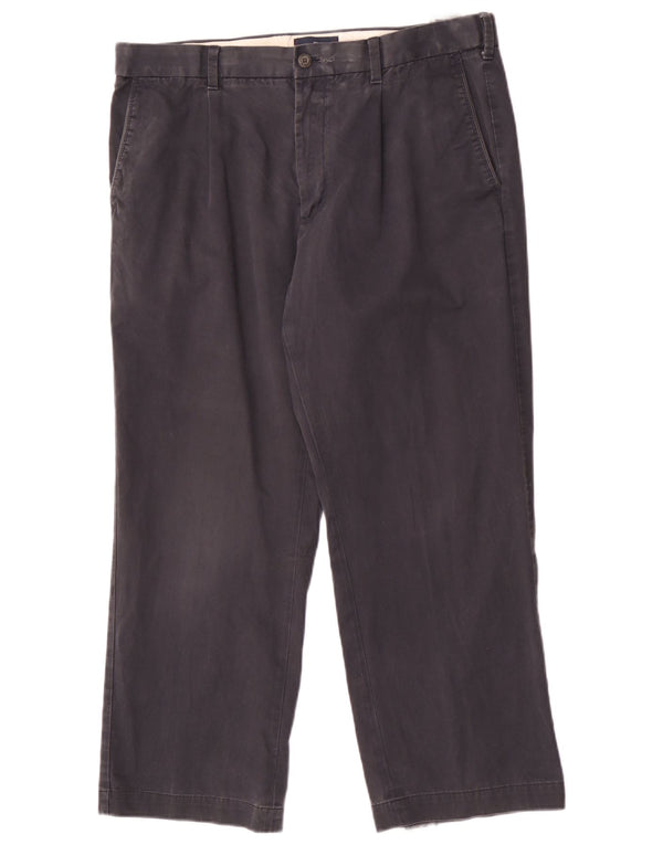 Мужские прямые брюки чинос Marks & Spencer Blue Harbour W36 L29 темно-синие