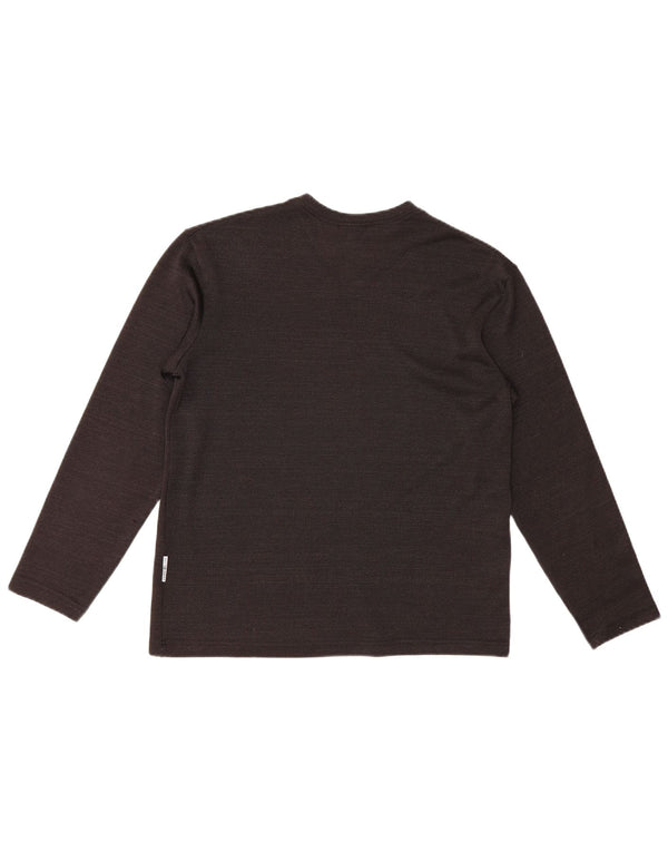 Женский топ с длинным рукавом Gianfranco Ferre UK 18 XL, черный