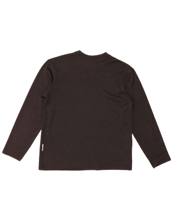 Женский топ с длинным рукавом Gianfranco Ferre UK 18 XL, черный