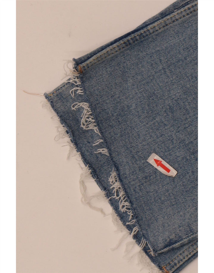 Женские укороченные джинсы Zara Bootcut EU 38, маленькие W28 L25, синие