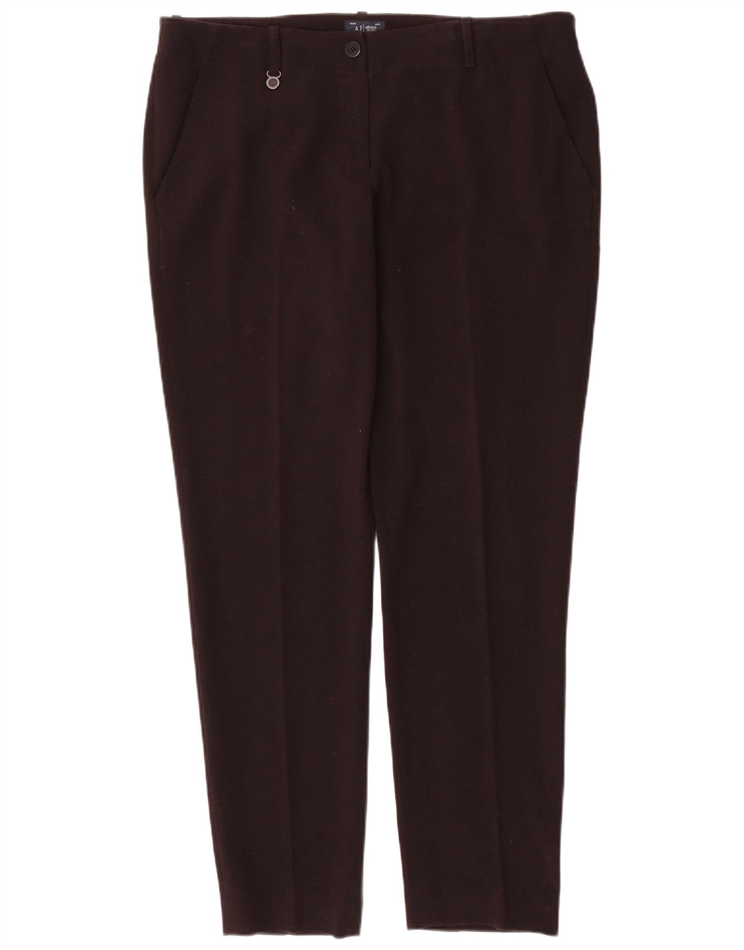 Женские брюки-чиносы Armani IT 48 XL W34 L31 черные из полиэстера