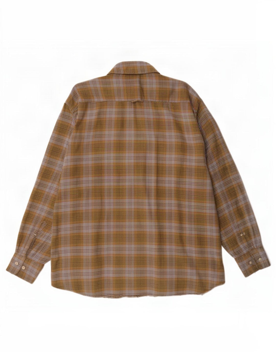 Мужская фланелевая рубашка Barbour в клетку цвета хаки, хлопок