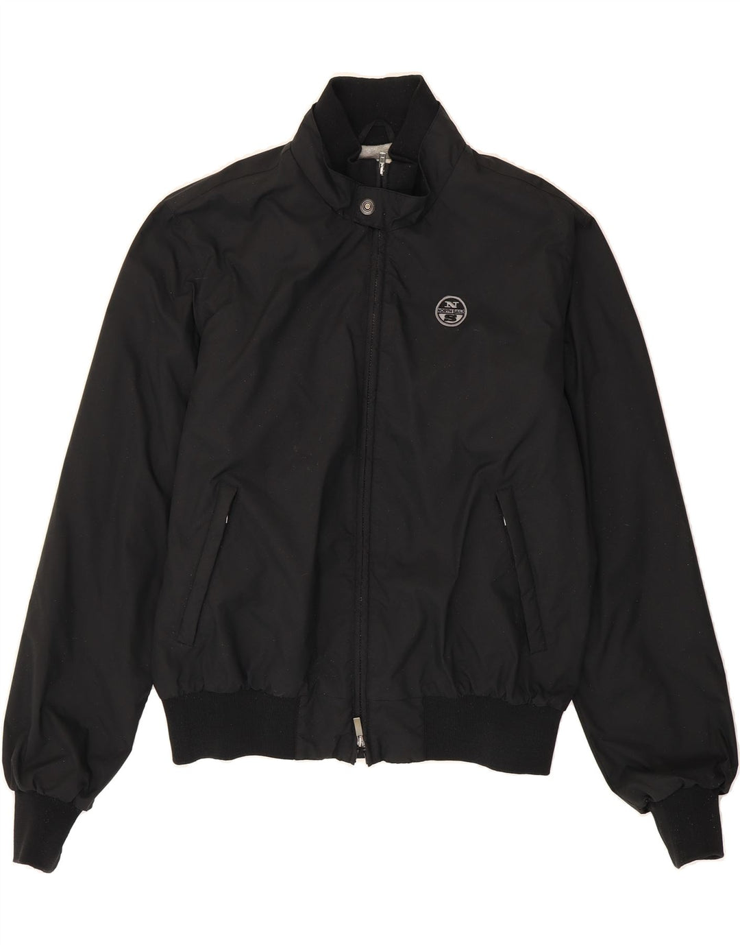 NORTH SAILS Womens Bomber Jacket UK 20 2XL Black Polyamide Vintage North Sails and Second-Hand North Sails from Messina Hembry 