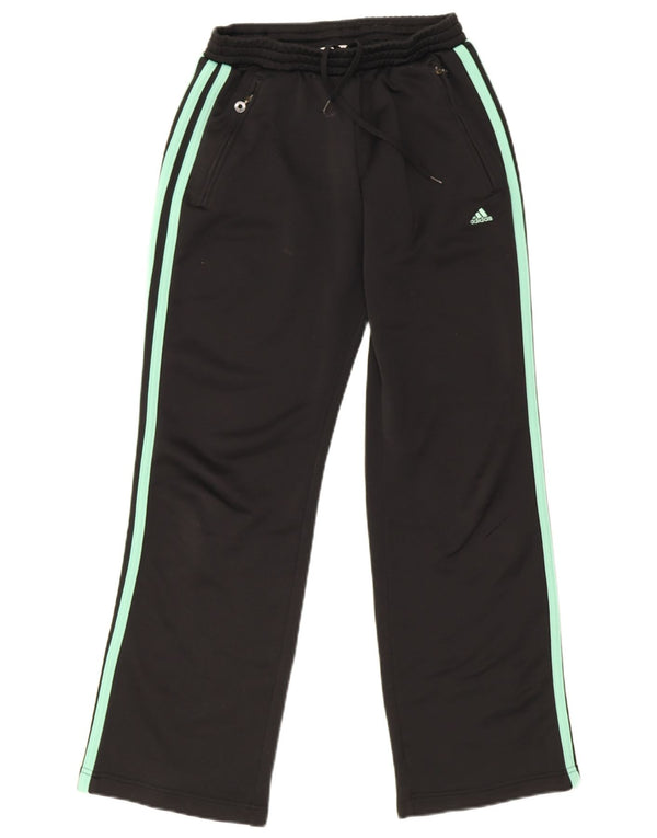 Adidas Womens Tracksuit Trousers UK 10 Small Black Polyester