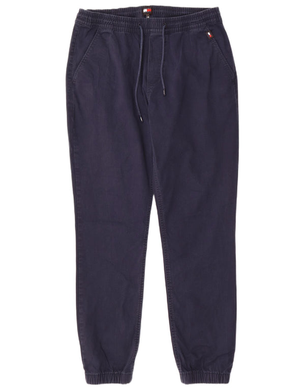 Мужские брюки-чиносы Tommy Hilfiger, большие W34 L30, темно-синие, хлопковые