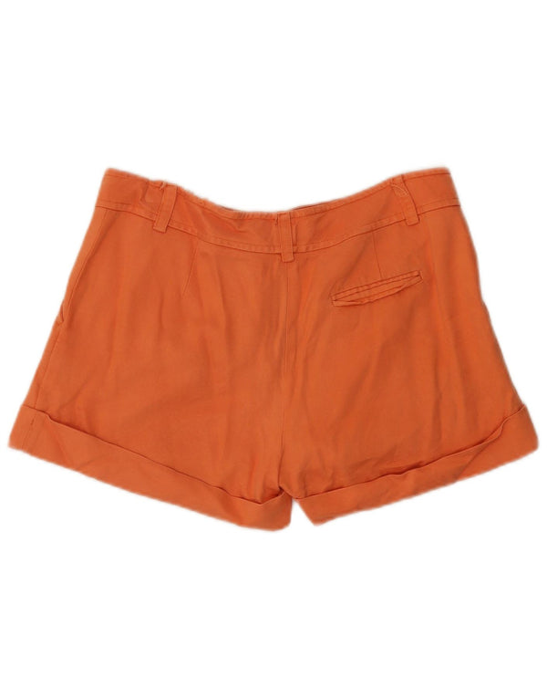 Женские широкие шорты чинос Blumarine IT 44 Medium W32 Оранжевые