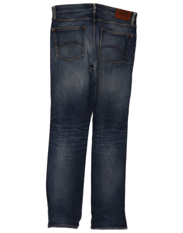 Мужские прямые джинсы Tommy Hilfiger W33 L34 синие, хлопок