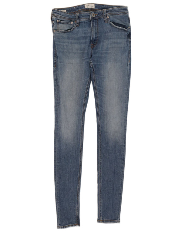 Мужские джинсы скинни Jack & Jones Liam W32 L34, синий хлопок