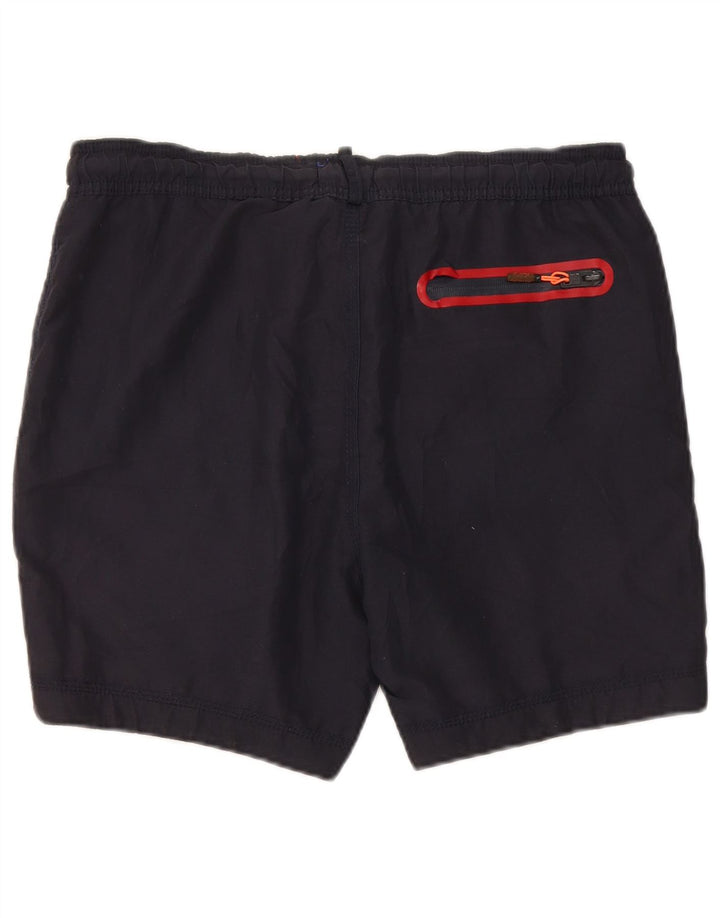 Мужские шорты для плавания Superdry с рисунком, средние W32 L5, темно-синие, полиэстер