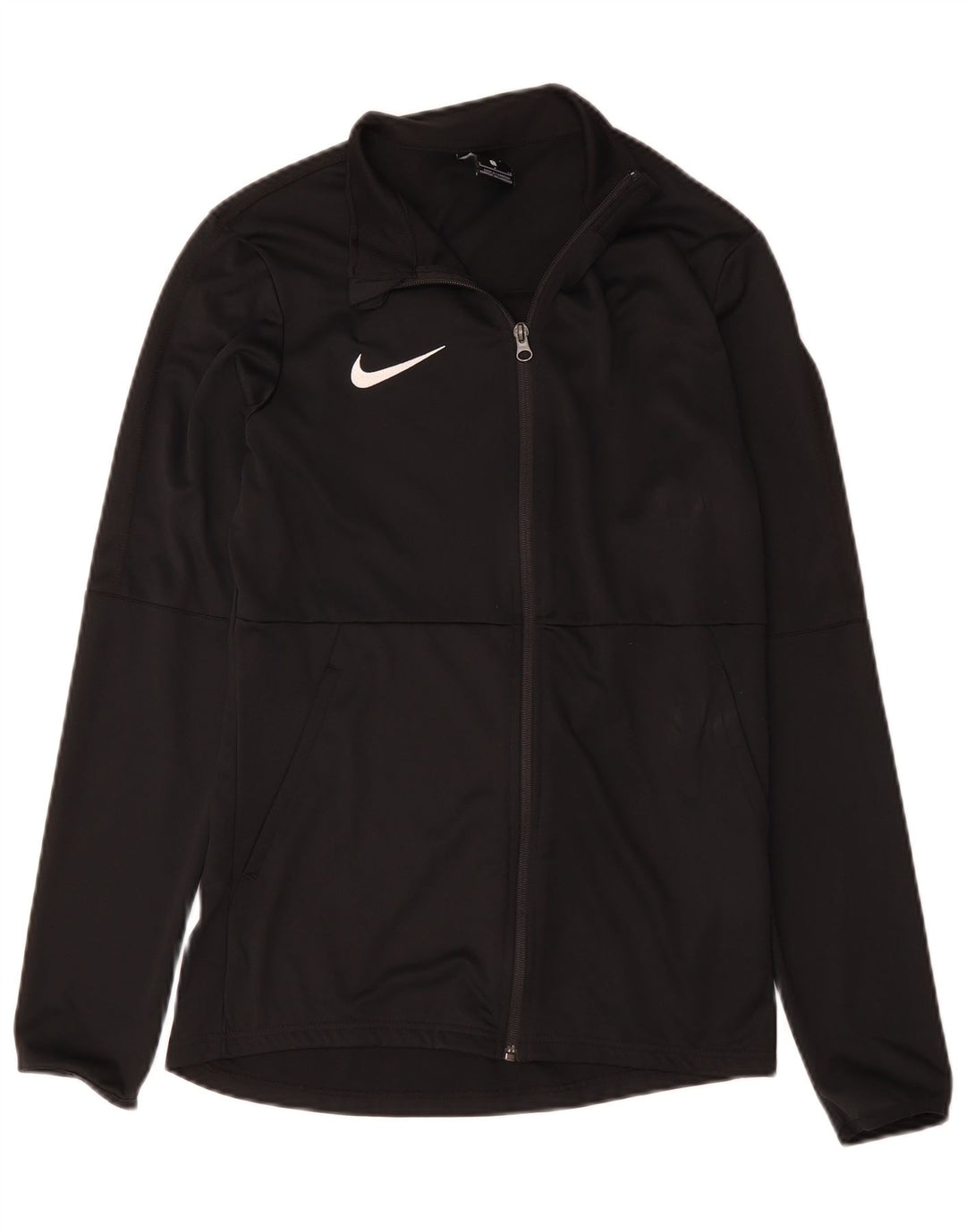 Мужская спортивная куртка Nike Dri Fit, маленький черный полиэстер