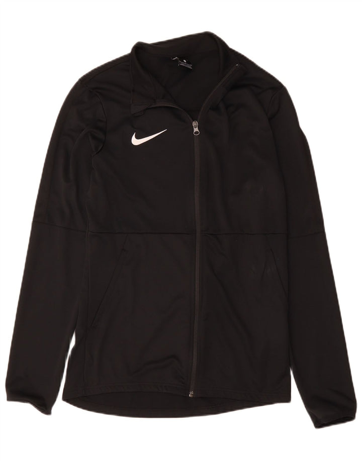 Мужская спортивная куртка Nike Dri Fit, маленький черный полиэстер