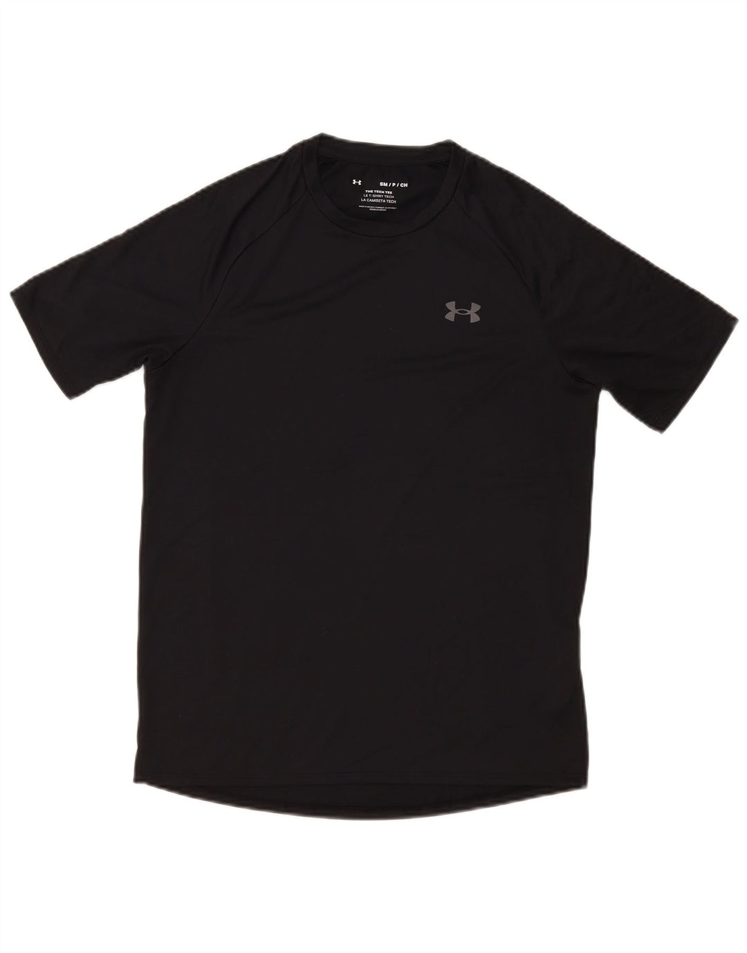 Мужская футболка Under Armour, маленький черный полиэстер