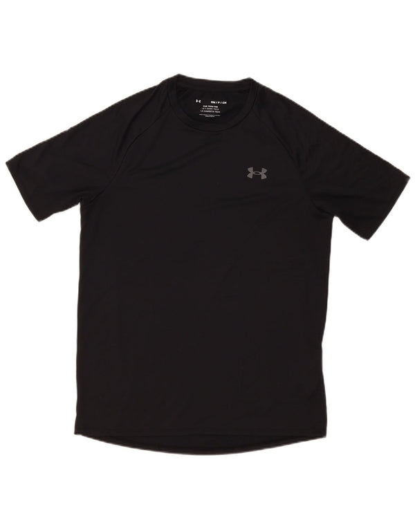 Мужская футболка Under Armour, маленький черный полиэстер
