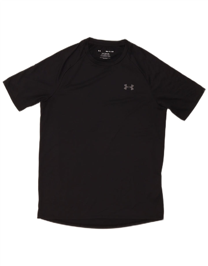 Мужская футболка Under Armour, маленький черный полиэстер