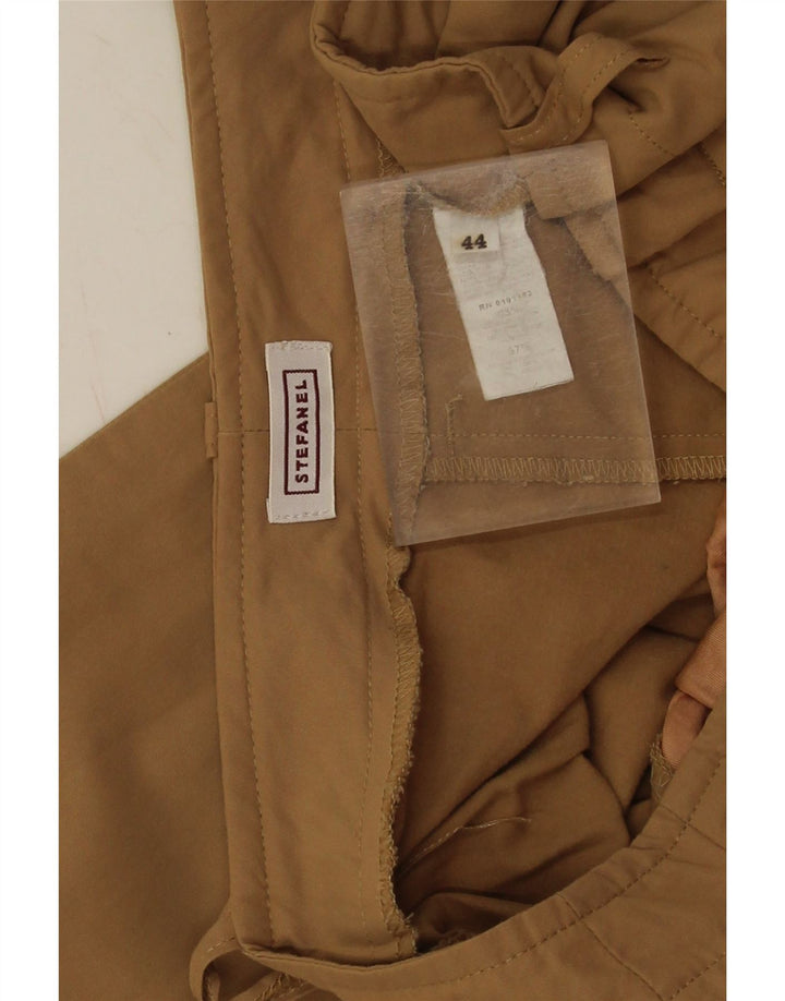 Женские брюки чиносы Stefanel Bootcut IT 44 Medium W30 L32 Хаки Хлопок