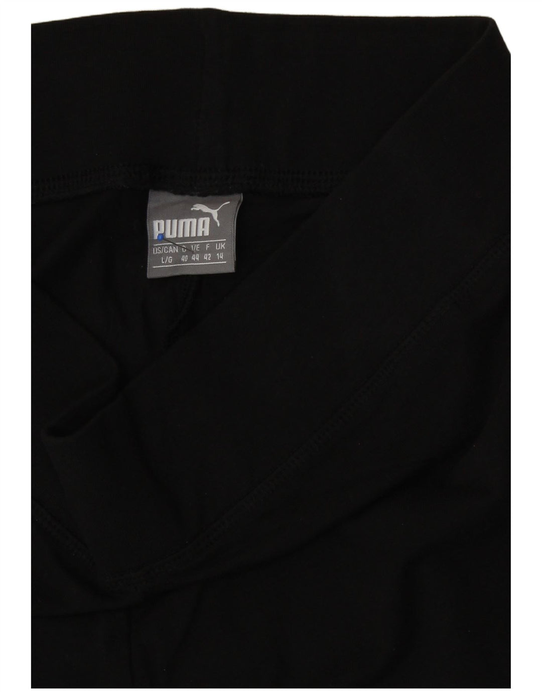 Женские леггинсы с рисунком Puma UK 14, большие черные хлопковые