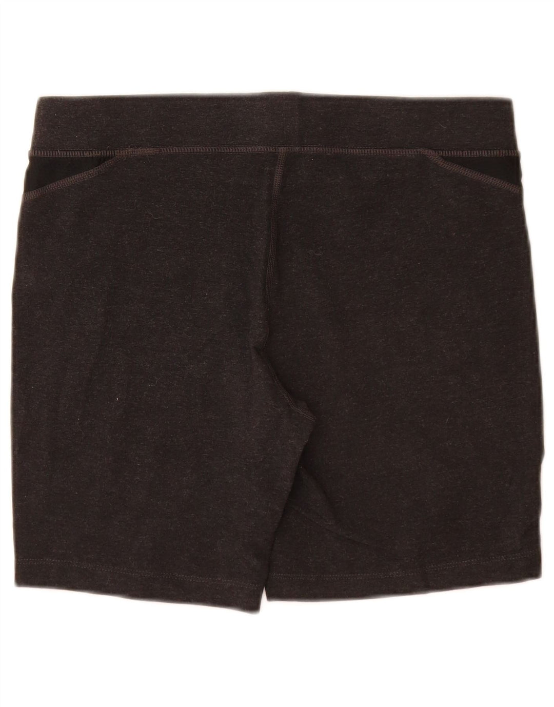 Женские спортивные шорты FILA UK 8, маленькие серые, хлопок с цветными блоками