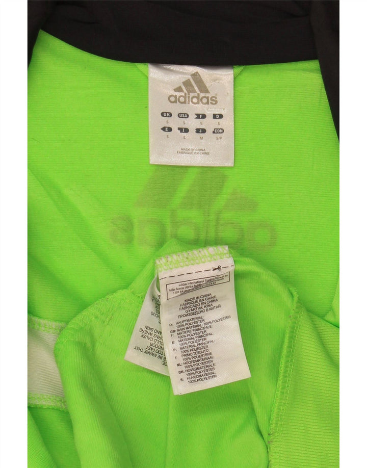Мужской спортивный костюм ADIDAS с графическим рисунком, верхняя куртка, маленький зеленый полиэстер с цветными блоками