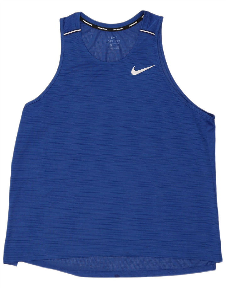 Мужская футболка Nike Dri Fit 2XL, синяя