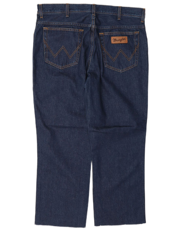 Мужские прямые джинсы Wrangler Texas W38 L27, темно-синий хлопок