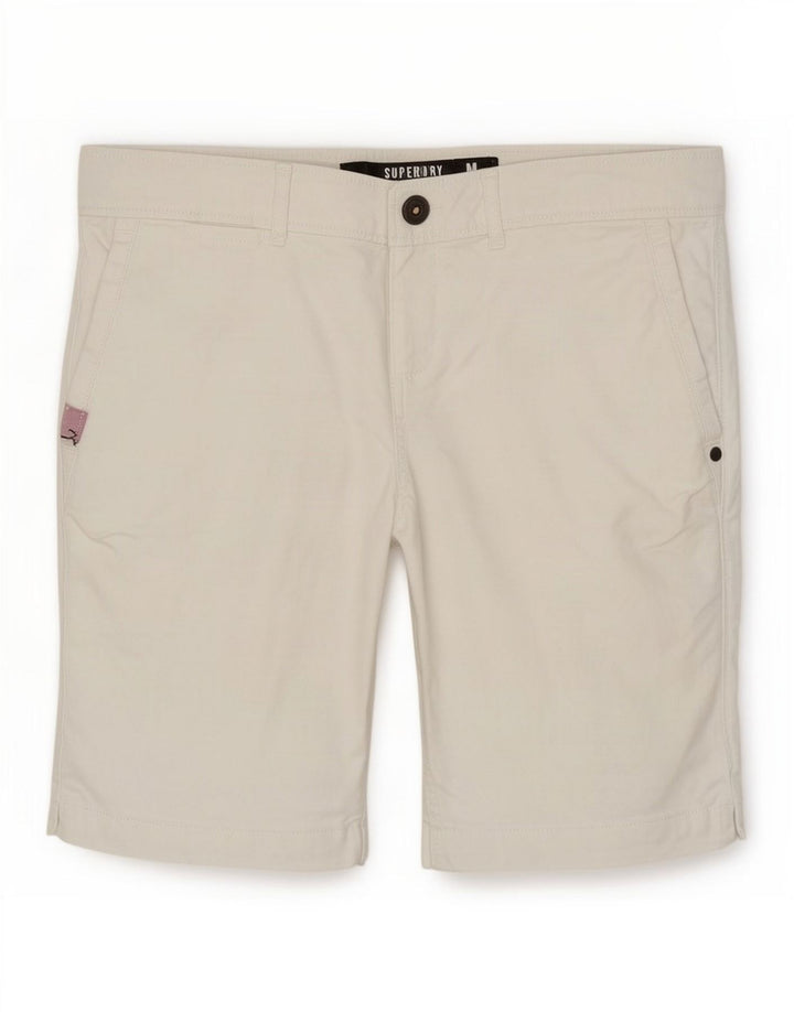 Женские шорты чинос Superdry Medium W30, белый хлопок
