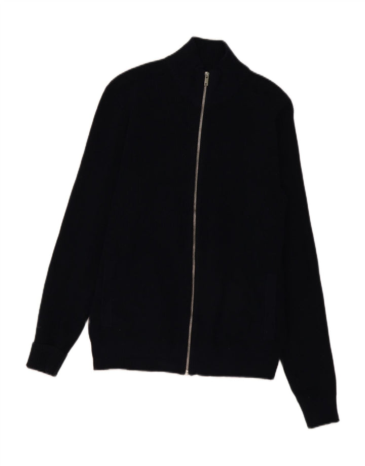 Мужской кардиган Marks & Spencer, маленький темно-синий полиэстер