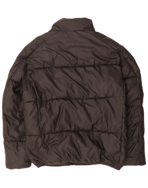 Мужская стеганая куртка Zara UK 40, большая черная полиэстер